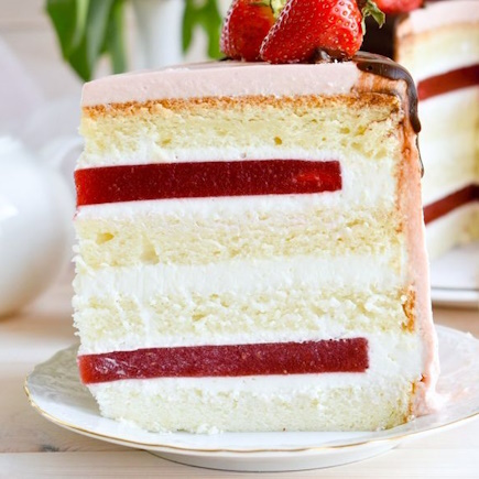 торт с ванильной начинкой